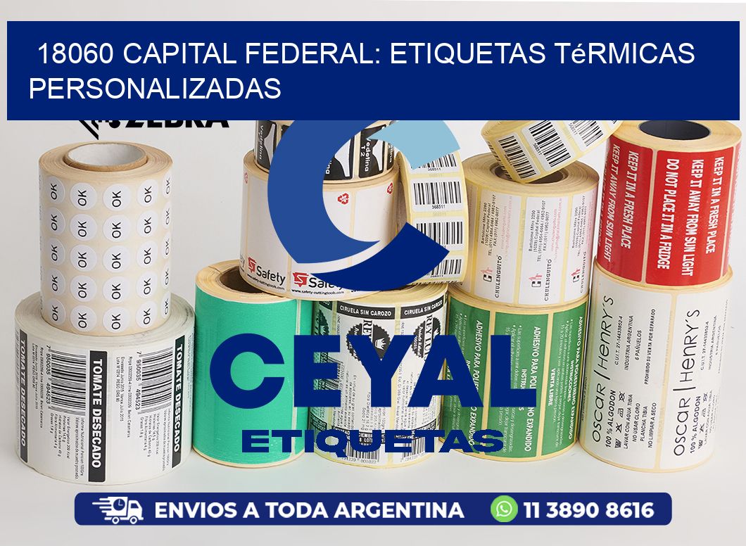 18060 Capital Federal: Etiquetas Térmicas Personalizadas