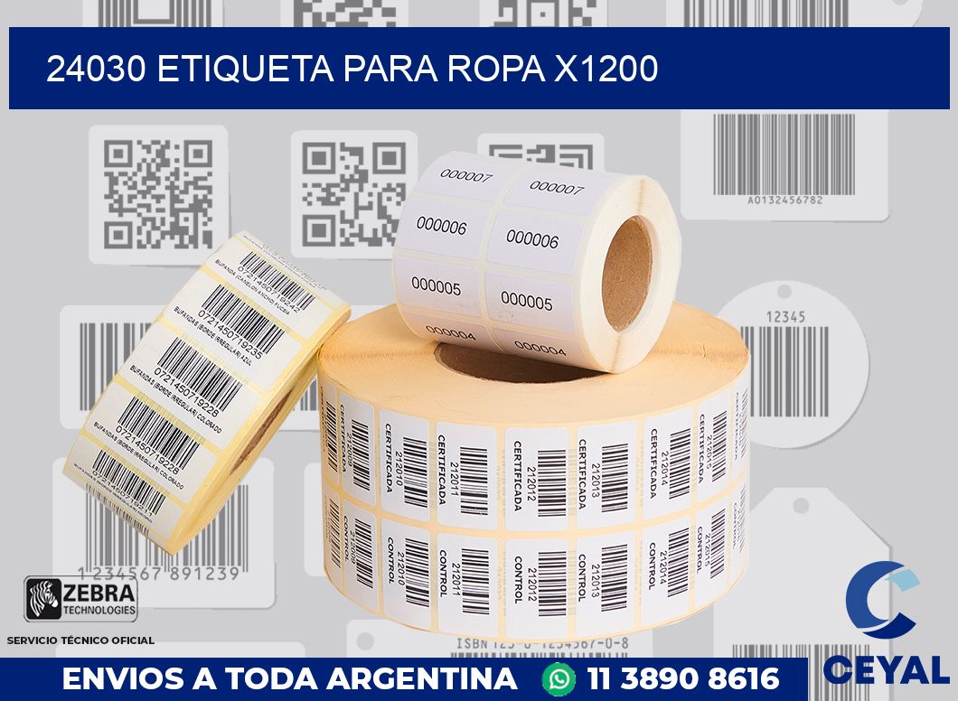 24030 ETIQUETA PARA ROPA X1200