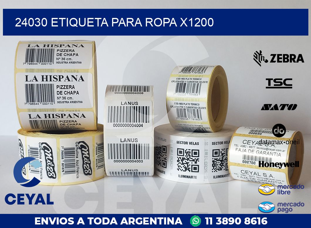 24030 ETIQUETA PARA ROPA X1200