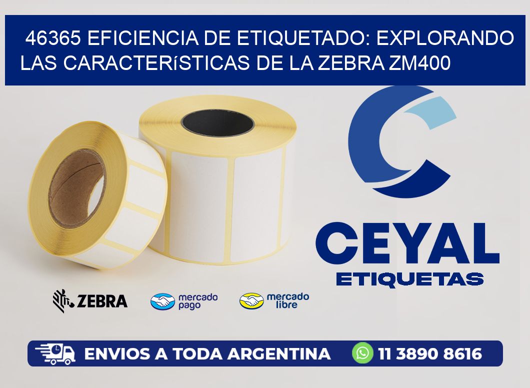 46365 Eficiencia de Etiquetado: Explorando las Características de la Zebra ZM400