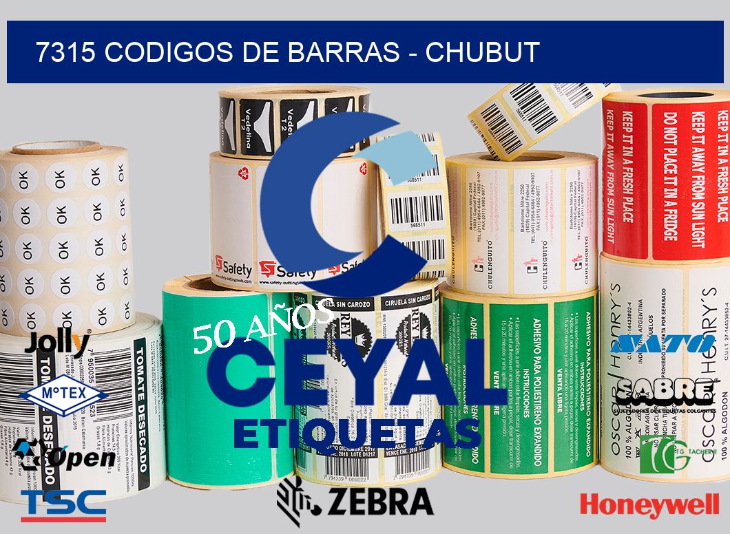 7315 CODIGOS DE BARRAS – CHUBUT