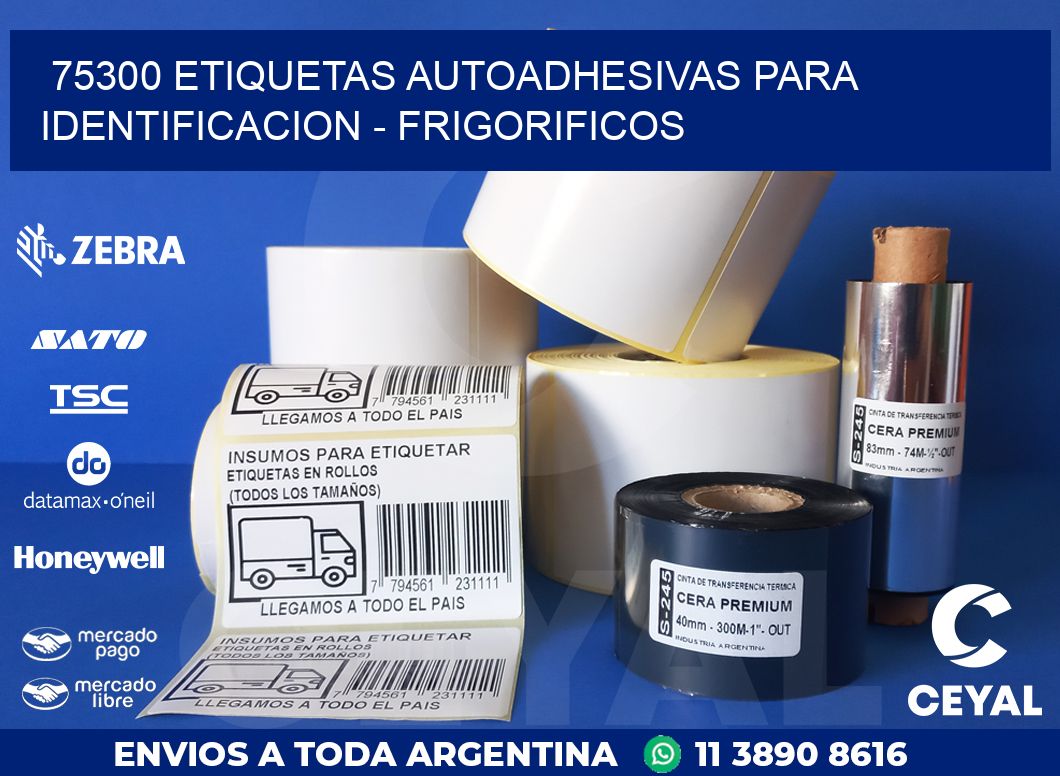75300 ETIQUETAS AUTOADHESIVAS PARA IDENTIFICACION – FRIGORIFICOS
