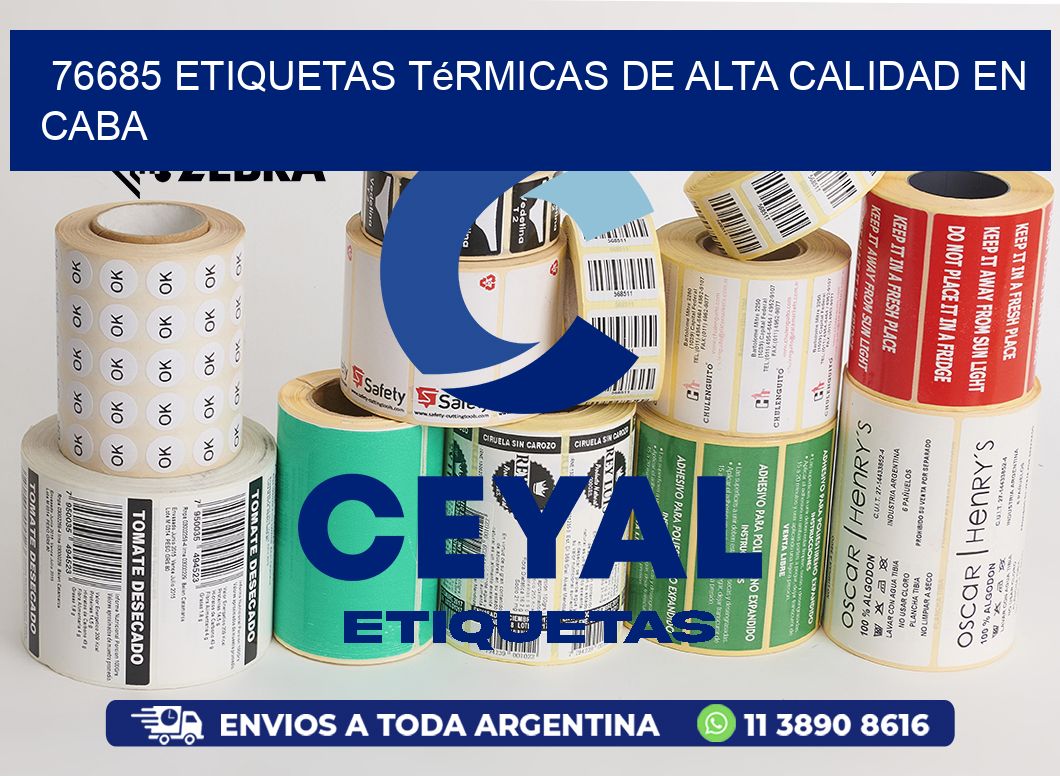 76685 Etiquetas Térmicas de Alta Calidad en CABA