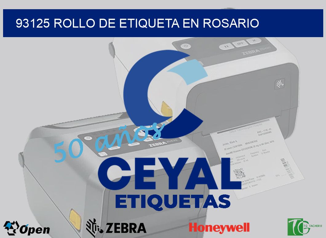 93125 ROLLO DE ETIQUETA EN ROSARIO