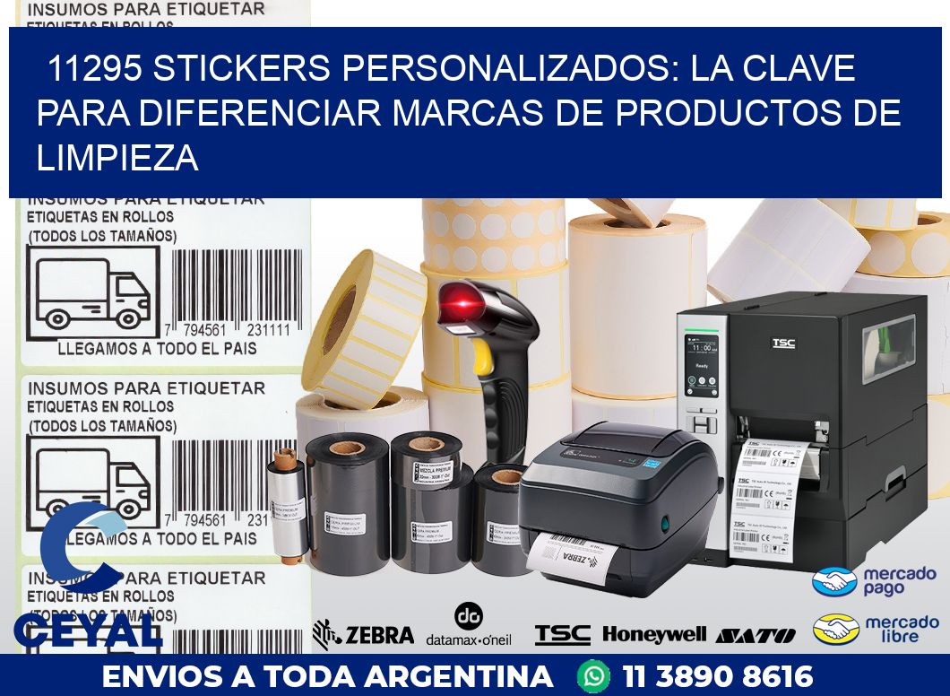 11295 STICKERS PERSONALIZADOS: LA CLAVE PARA DIFERENCIAR MARCAS DE PRODUCTOS DE LIMPIEZA