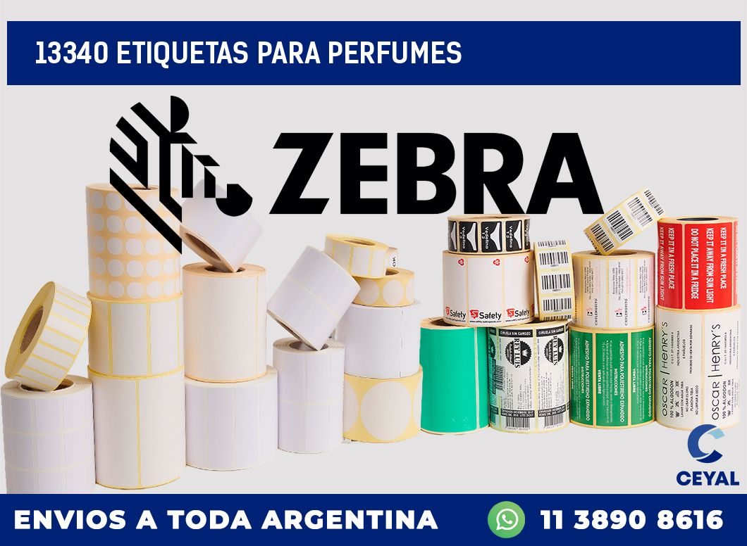 13340 ETIQUETAS PARA PERFUMES