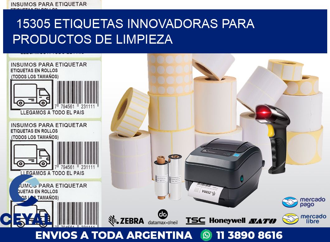 15305 ETIQUETAS INNOVADORAS PARA PRODUCTOS DE LIMPIEZA