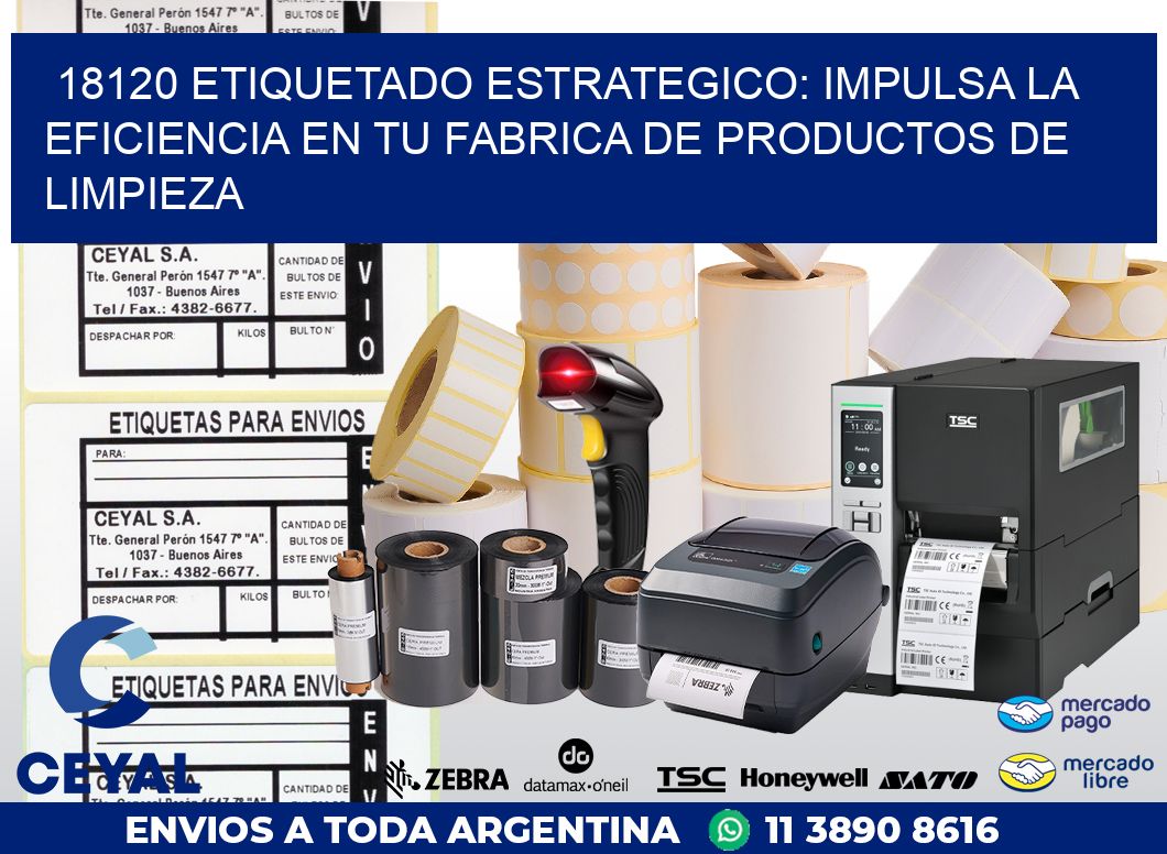 18120 ETIQUETADO ESTRATEGICO: IMPULSA LA EFICIENCIA EN TU FABRICA DE PRODUCTOS DE LIMPIEZA