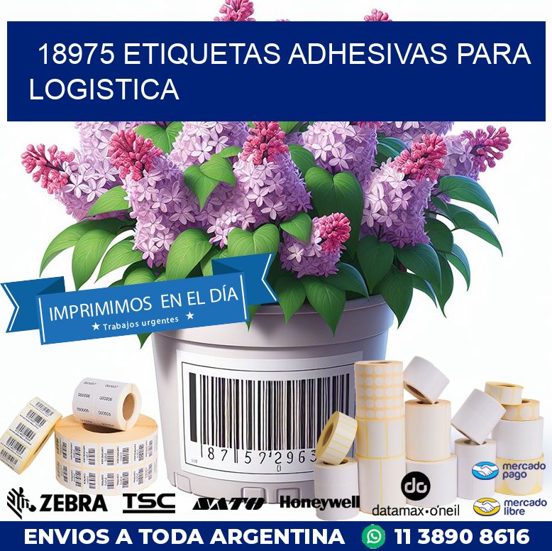 18975 ETIQUETAS ADHESIVAS PARA LOGISTICA