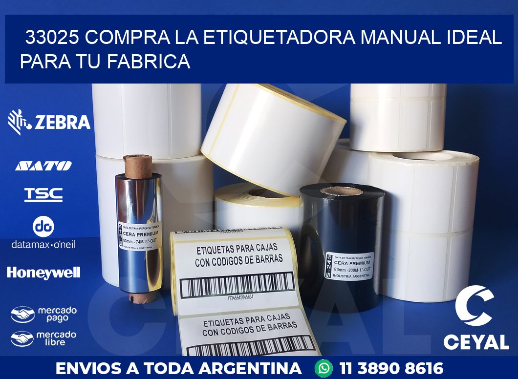 33025 COMPRA LA ETIQUETADORA MANUAL IDEAL PARA TU FABRICA