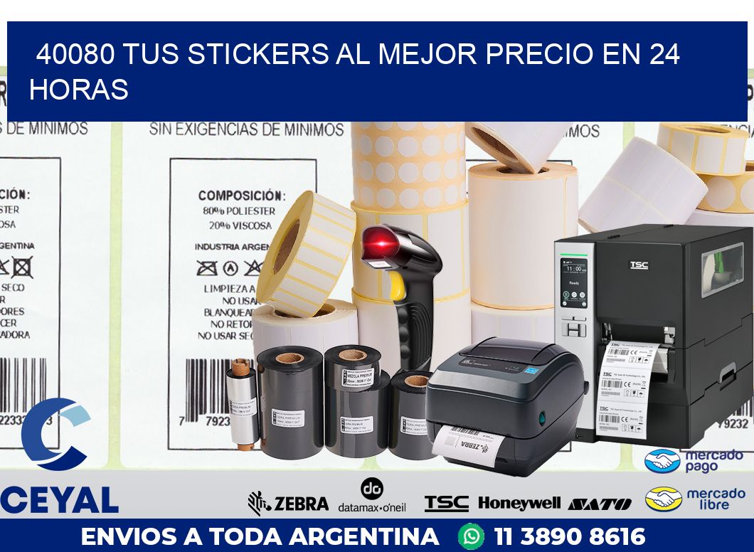 40080 TUS STICKERS AL MEJOR PRECIO EN 24 HORAS