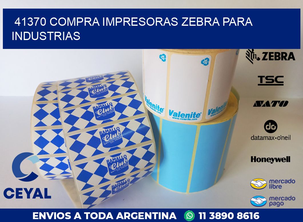 41370 COMPRA IMPRESORAS ZEBRA PARA INDUSTRIAS