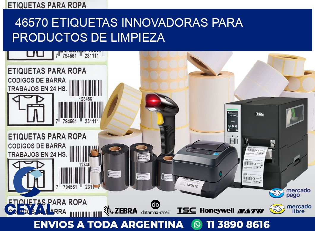 46570 ETIQUETAS INNOVADORAS PARA PRODUCTOS DE LIMPIEZA