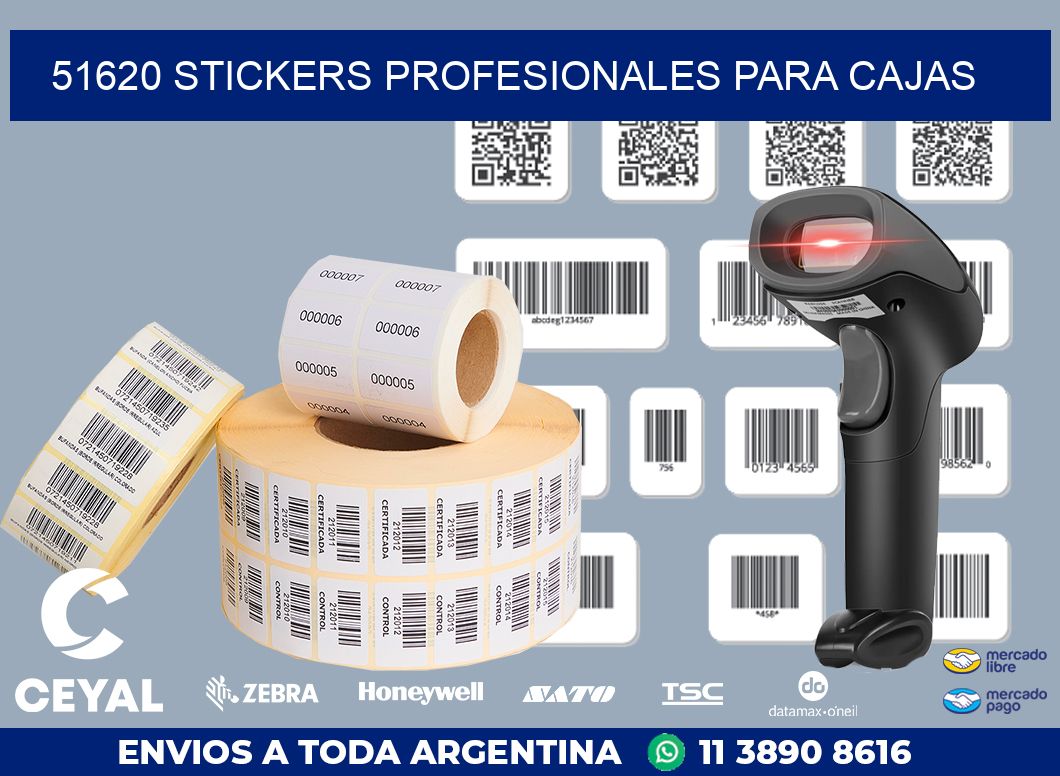 51620 STICKERS PROFESIONALES PARA CAJAS