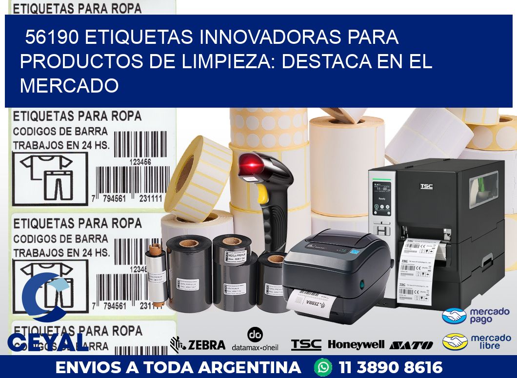 56190 ETIQUETAS INNOVADORAS PARA PRODUCTOS DE LIMPIEZA: DESTACA EN EL MERCADO