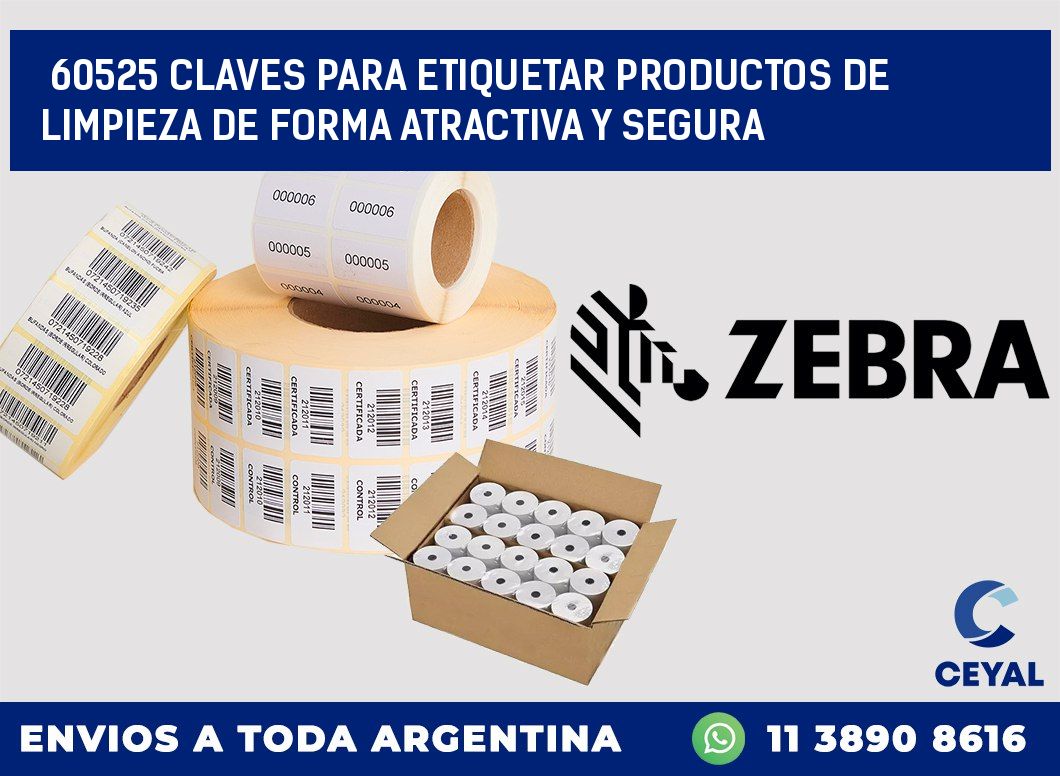 60525 CLAVES PARA ETIQUETAR PRODUCTOS DE LIMPIEZA DE FORMA ATRACTIVA Y SEGURA