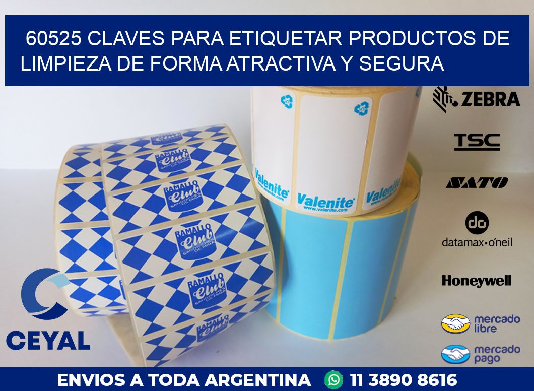 60525 CLAVES PARA ETIQUETAR PRODUCTOS DE LIMPIEZA DE FORMA ATRACTIVA Y SEGURA