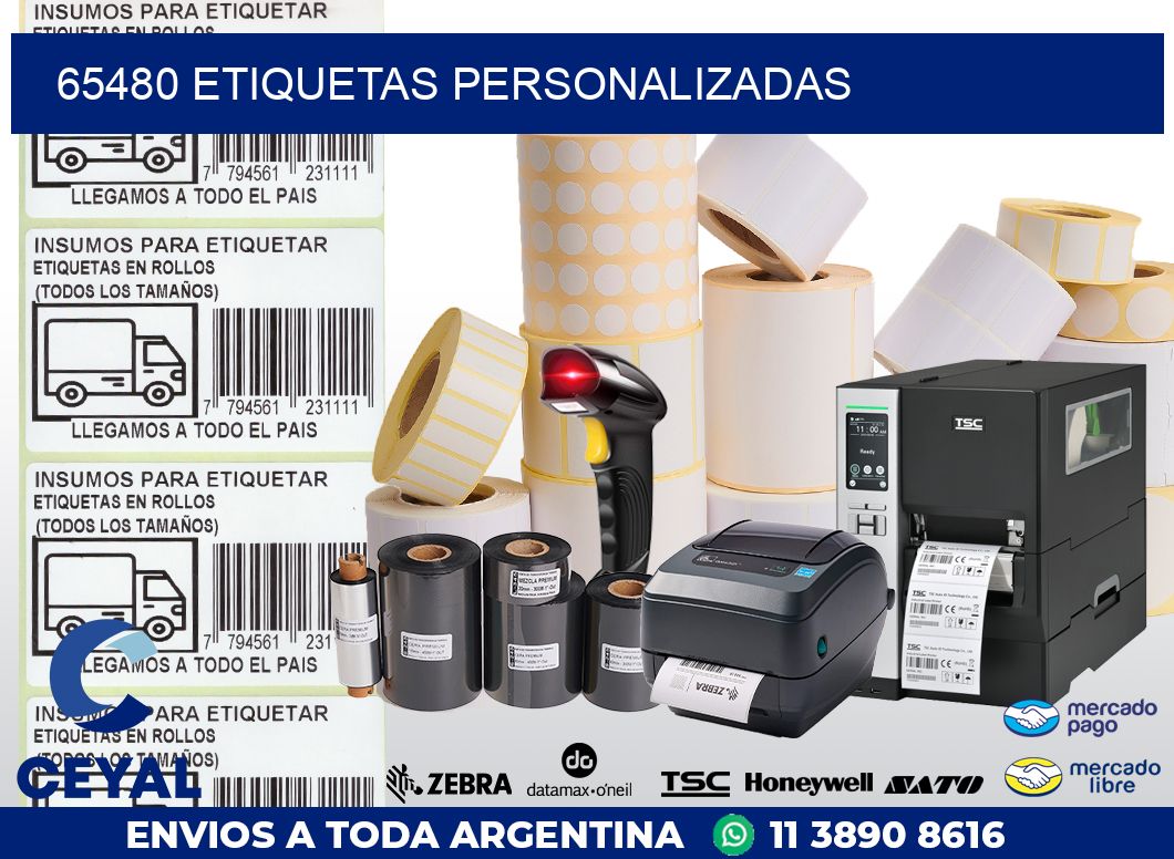 65480 ETIQUETAS PERSONALIZADAS