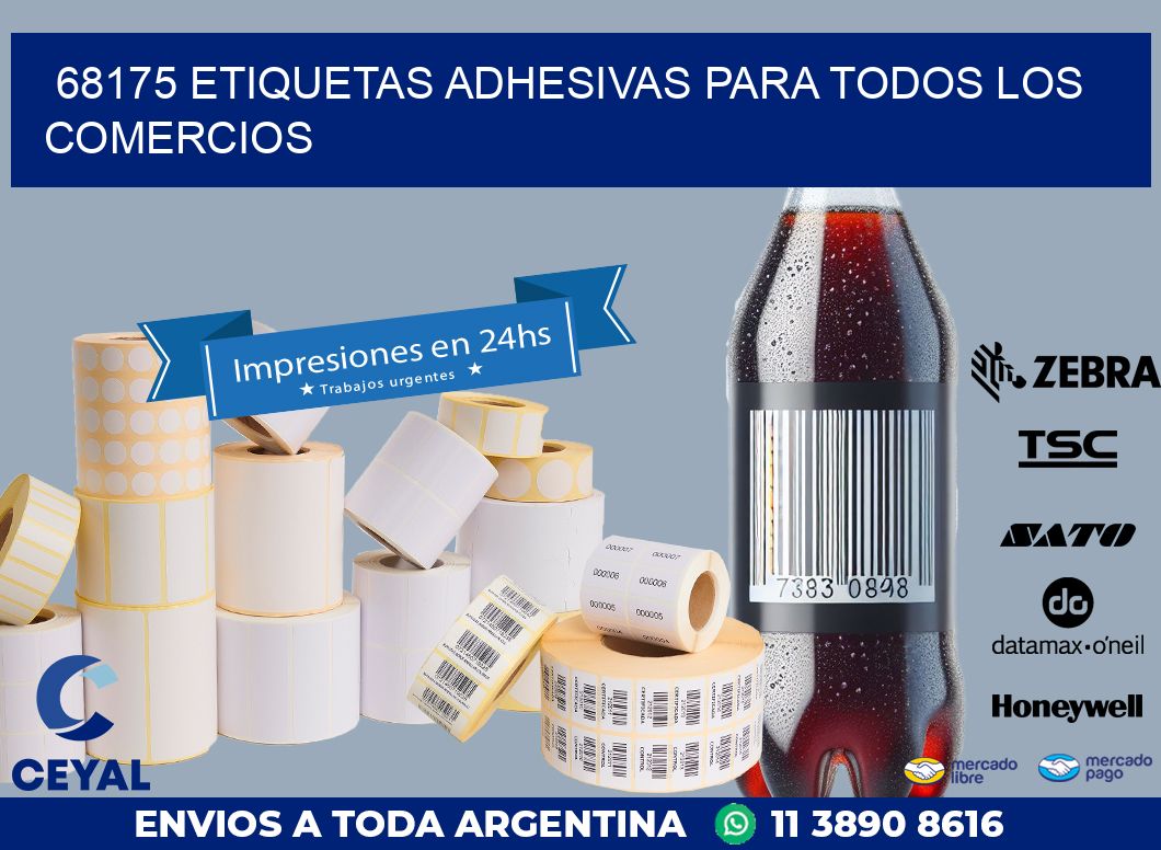 68175 ETIQUETAS ADHESIVAS PARA TODOS LOS COMERCIOS
