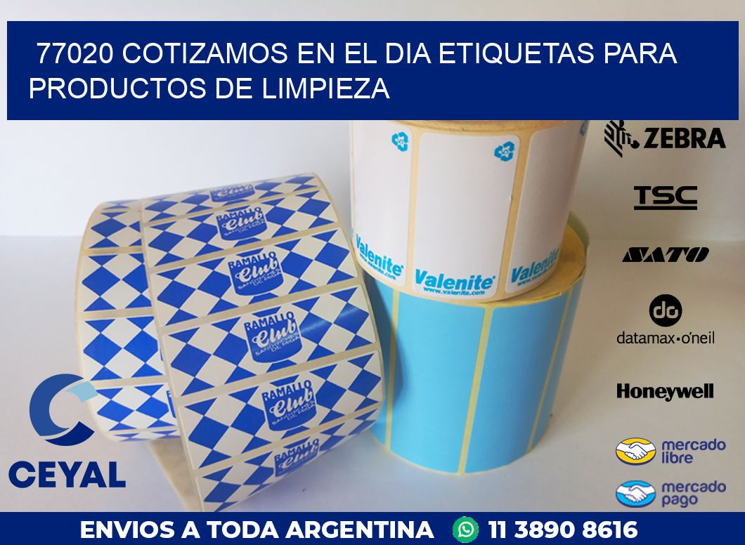 77020 COTIZAMOS EN EL DIA ETIQUETAS PARA PRODUCTOS DE LIMPIEZA