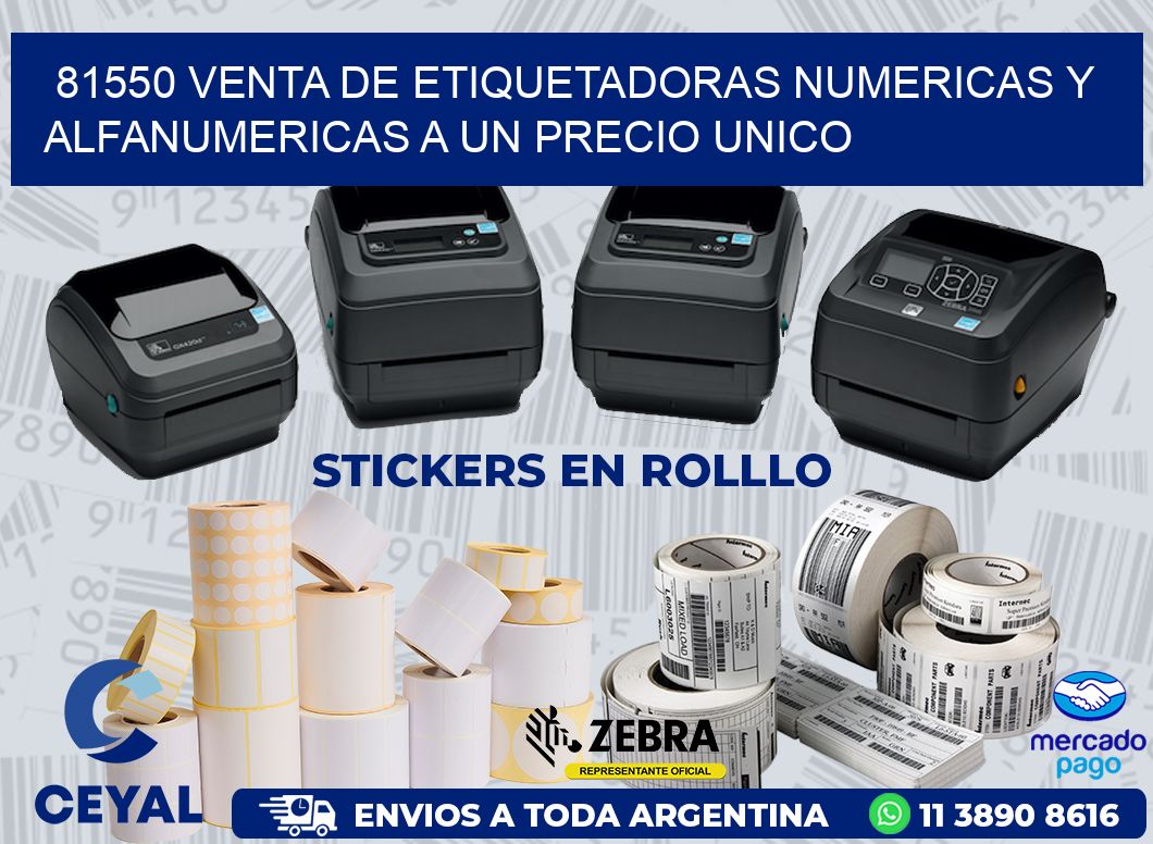 81550 VENTA DE ETIQUETADORAS NUMERICAS Y ALFANUMERICAS A UN PRECIO UNICO