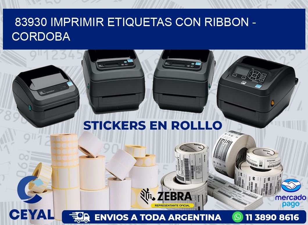 83930 IMPRIMIR ETIQUETAS CON RIBBON - CORDOBA