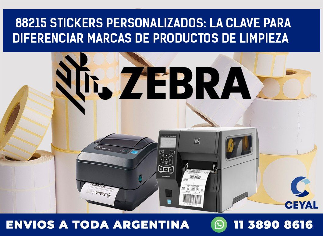 88215 STICKERS PERSONALIZADOS: LA CLAVE PARA DIFERENCIAR MARCAS DE PRODUCTOS DE LIMPIEZA