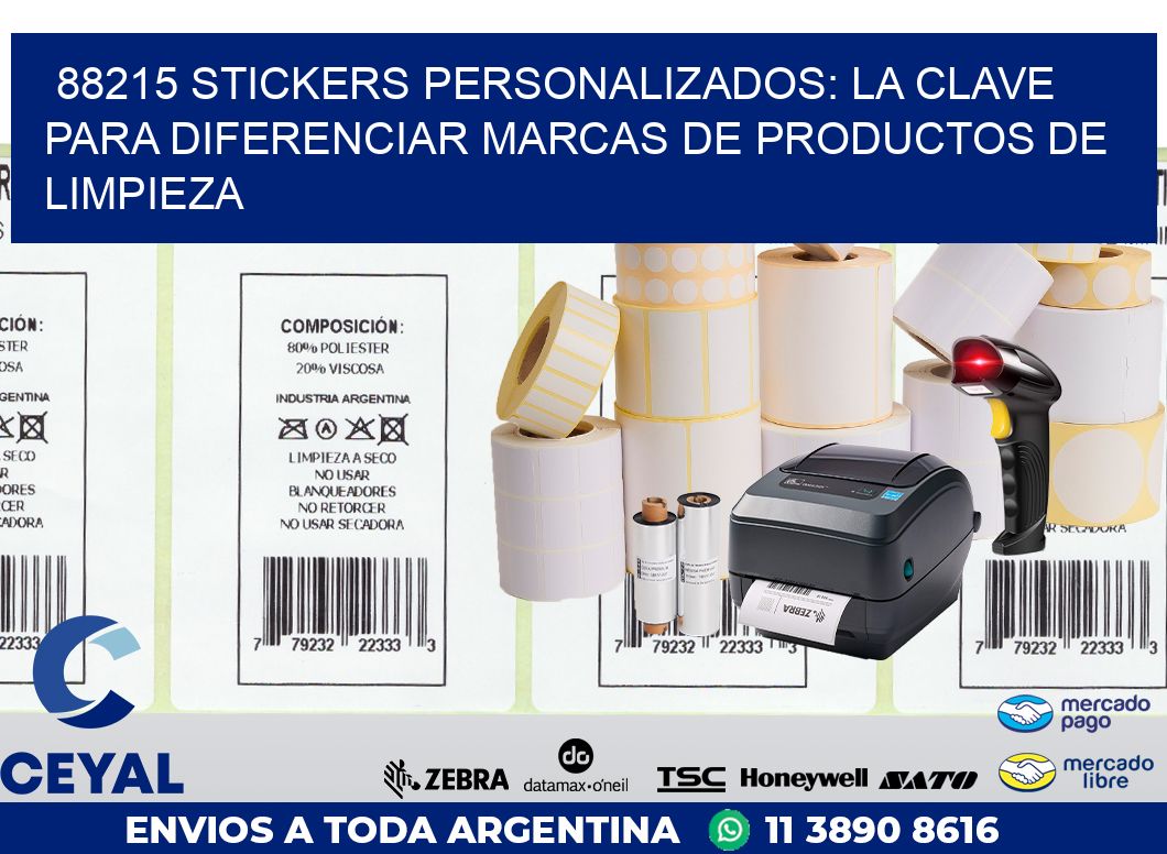 88215 STICKERS PERSONALIZADOS: LA CLAVE PARA DIFERENCIAR MARCAS DE PRODUCTOS DE LIMPIEZA