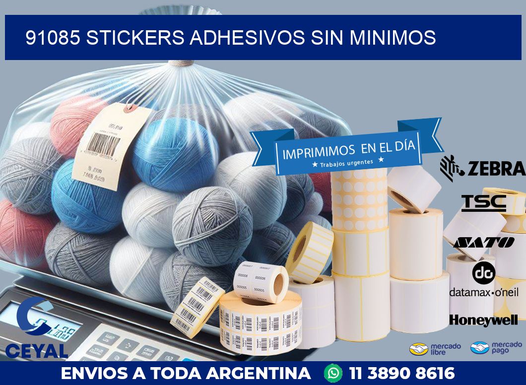91085 STICKERS ADHESIVOS SIN MINIMOS