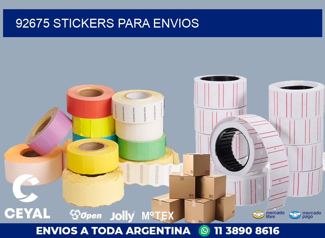 92675 STICKERS PARA ENVIOS