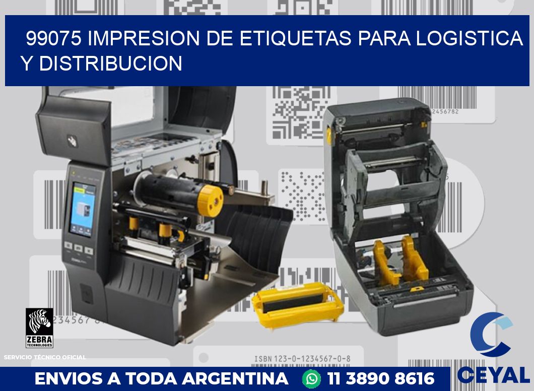 99075 IMPRESION DE ETIQUETAS PARA LOGISTICA Y DISTRIBUCION