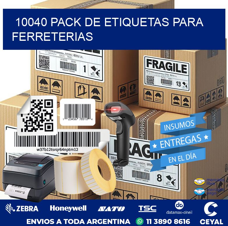 10040 PACK DE ETIQUETAS PARA FERRETERIAS
