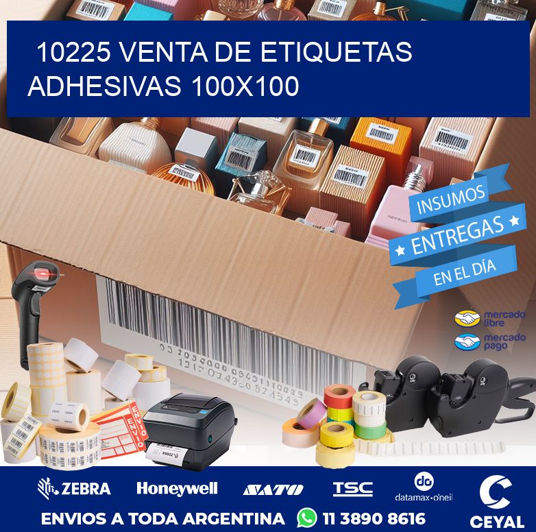 10225 VENTA DE ETIQUETAS ADHESIVAS 100X100