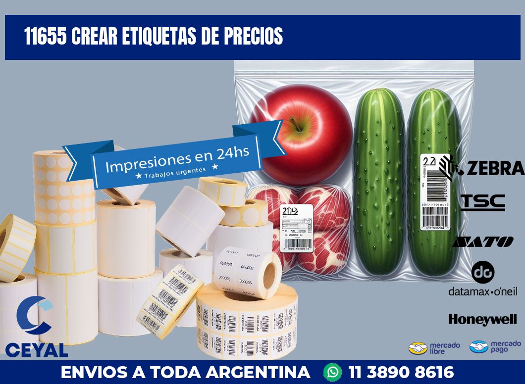 11655 CREAR ETIQUETAS DE PRECIOS