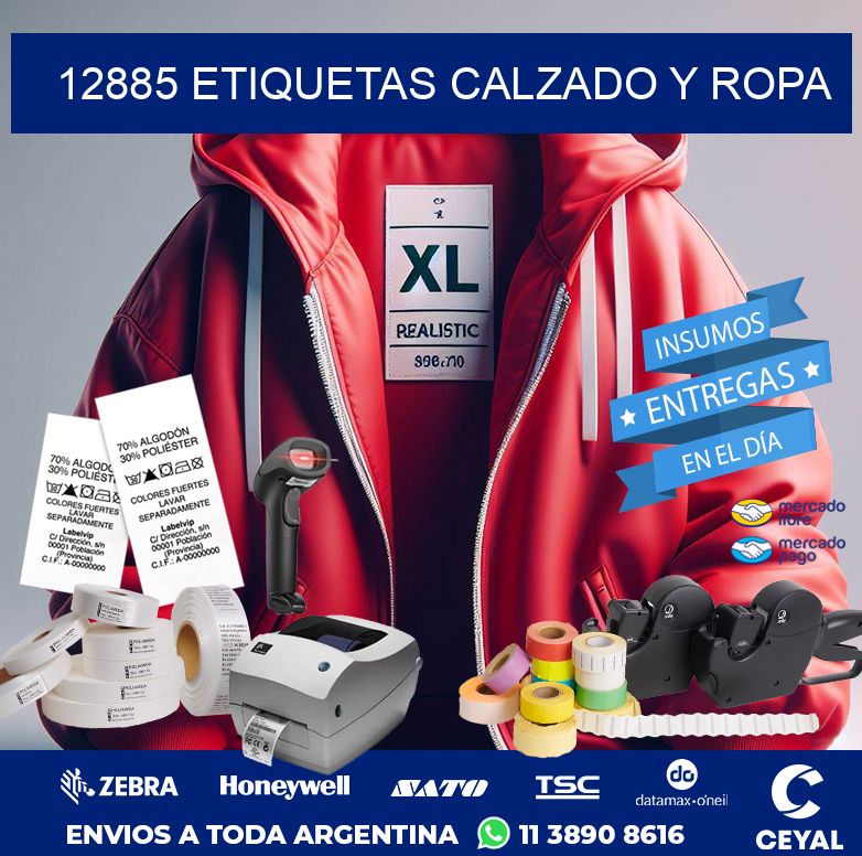 12885 ETIQUETAS CALZADO Y ROPA