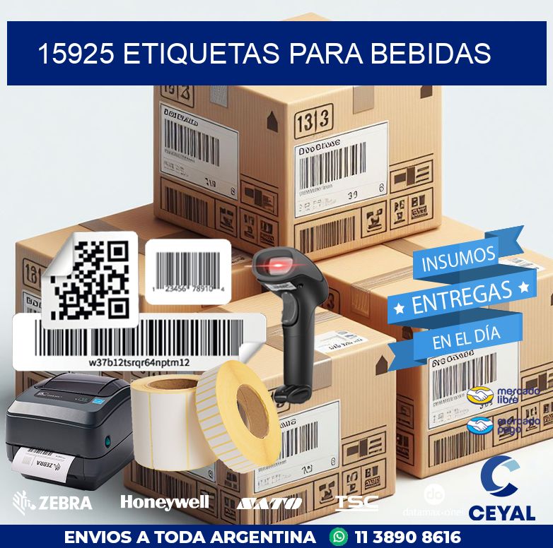 15925 ETIQUETAS PARA BEBIDAS