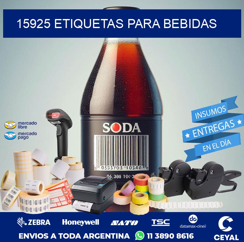 15925 ETIQUETAS PARA BEBIDAS