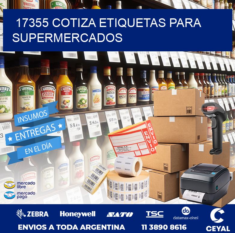 17355 COTIZA ETIQUETAS PARA SUPERMERCADOS