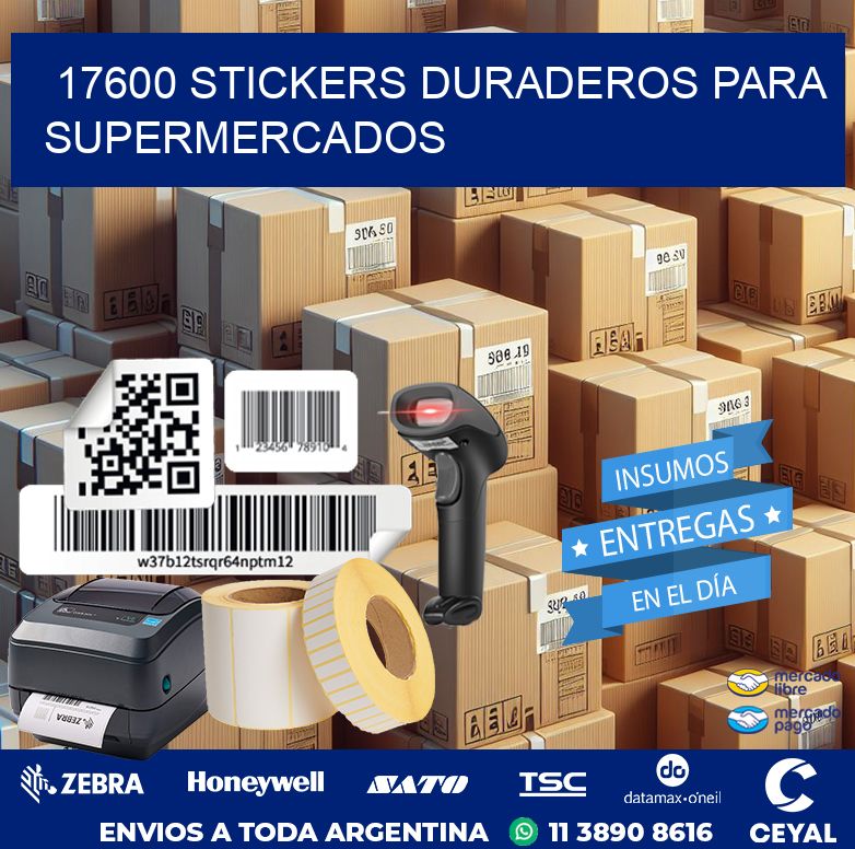 17600 STICKERS DURADEROS PARA SUPERMERCADOS