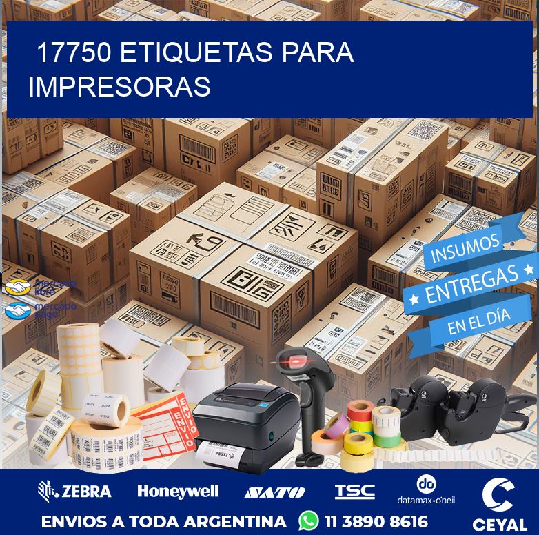 17750 ETIQUETAS PARA IMPRESORAS
