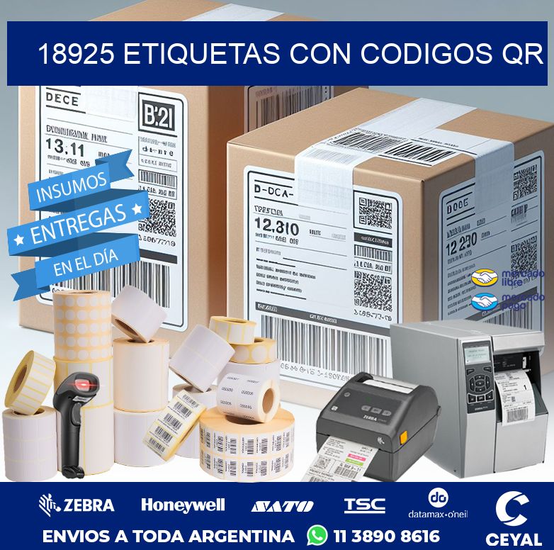 18925 ETIQUETAS CON CODIGOS QR