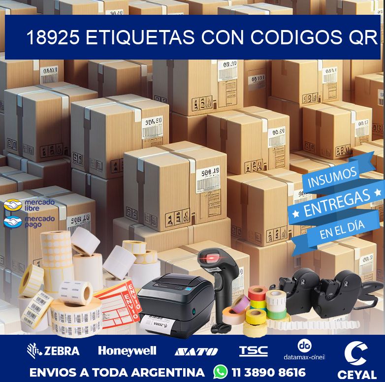 18925 ETIQUETAS CON CODIGOS QR