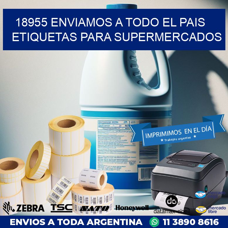 18955 ENVIAMOS A TODO EL PAIS ETIQUETAS PARA SUPERMERCADOS