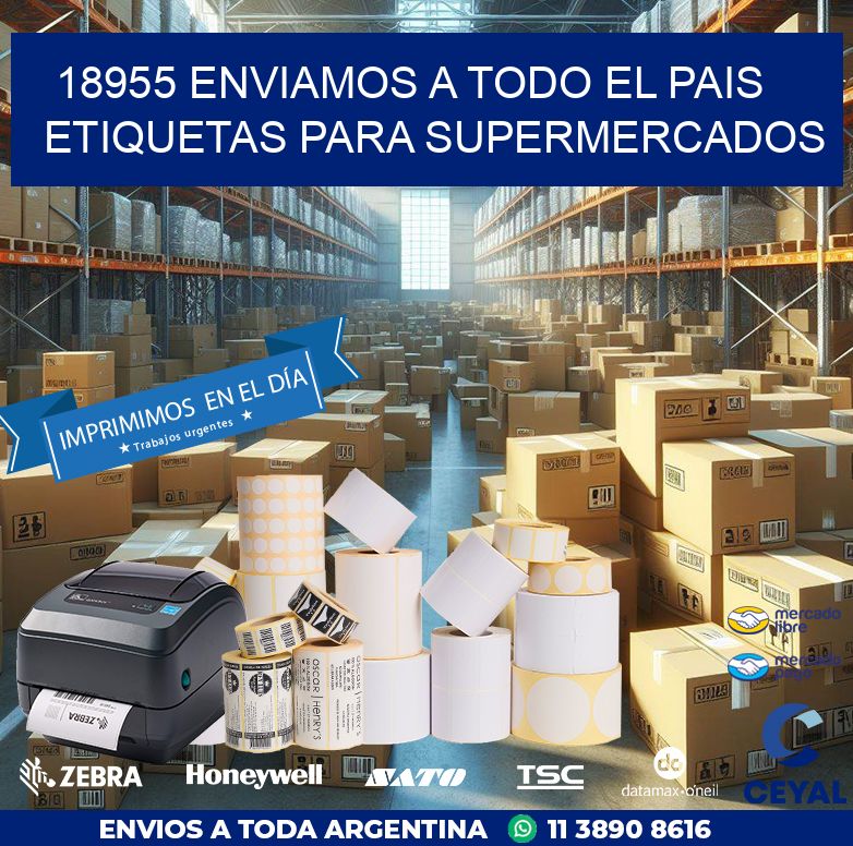 18955 ENVIAMOS A TODO EL PAIS ETIQUETAS PARA SUPERMERCADOS
