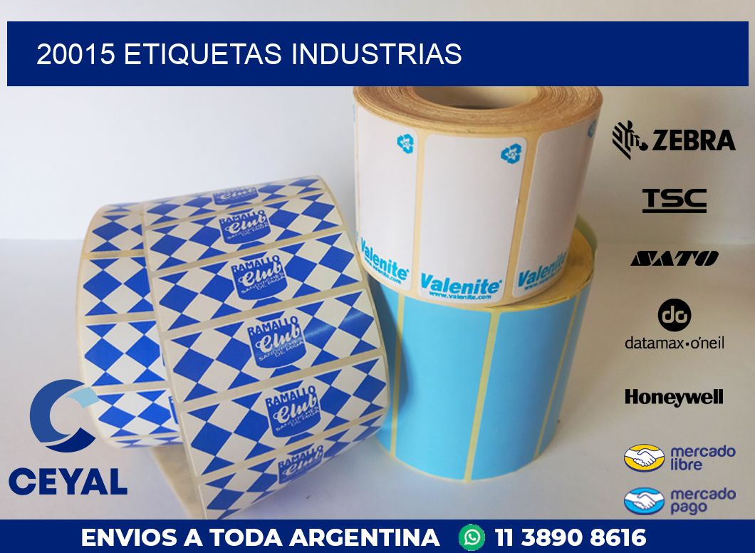 20015 ETIQUETAS INDUSTRIAS
