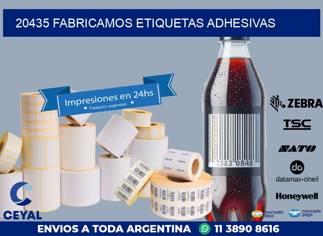 20435 FABRICAMOS ETIQUETAS ADHESIVAS