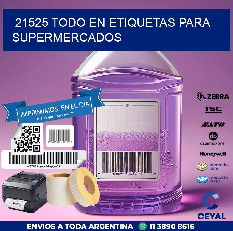 21525 TODO EN ETIQUETAS PARA SUPERMERCADOS
