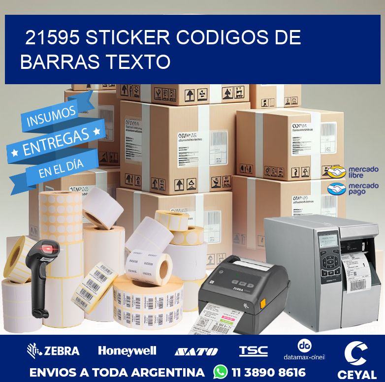 21595 STICKER CODIGOS DE BARRAS TEXTO