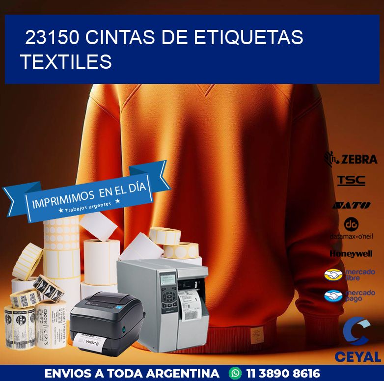 23150 CINTAS DE ETIQUETAS TEXTILES