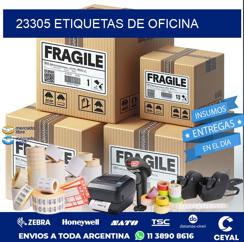 23305 ETIQUETAS DE OFICINA